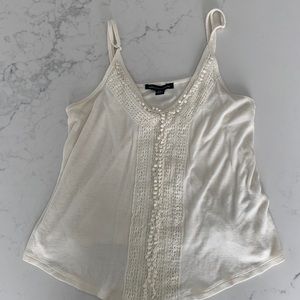 American eagle cream tank top